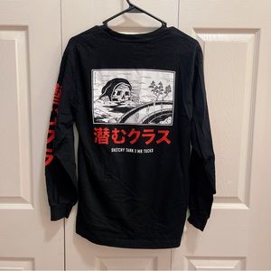 M | Lurking Class Black Skeleton Graphic Long Sleeve